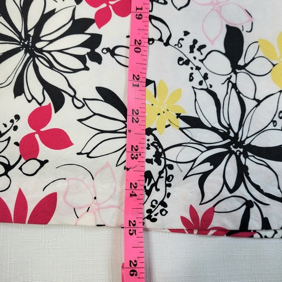 Oscar De La Renta Floral SKIRT Womens Size 22W A-line Side Zip Lined - Picture 8 of 16